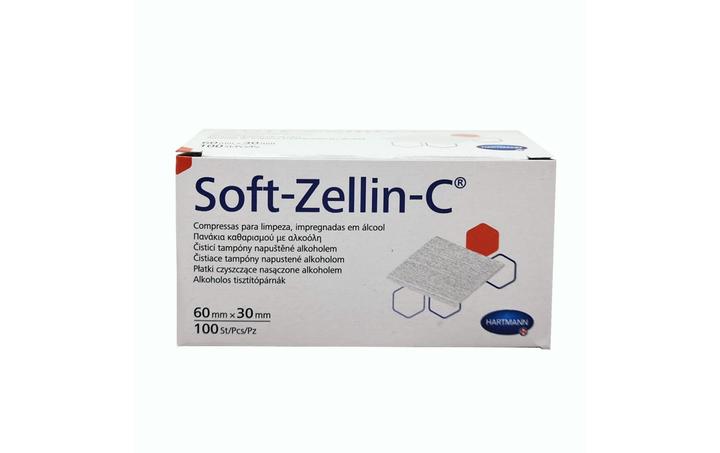 Produktbild IVF Hartmann Alkoholtupfer 60x30mm (100 Stk)