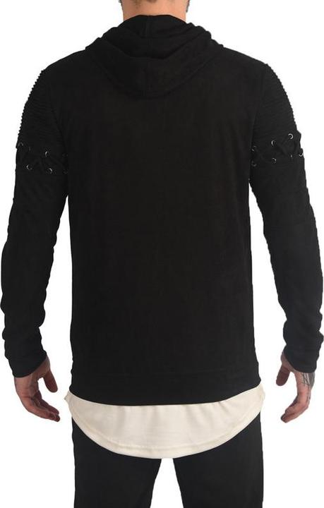 Image du produit Project X Paris sweatshirt à capuche effet daim ace up (L)