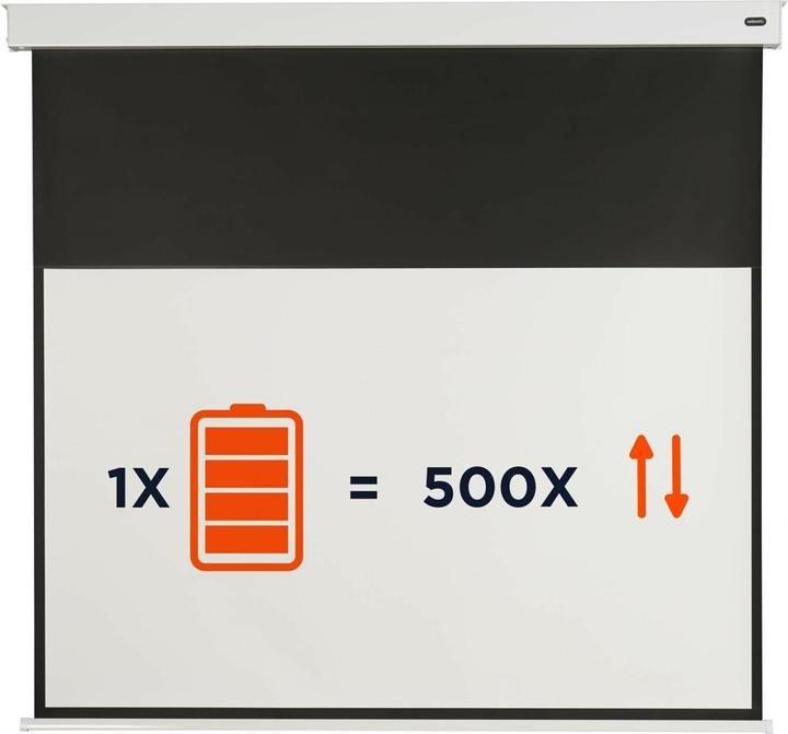 Actual product image Celexon Motor screen Battery V2.0 Motor Pro Plus 280x158 cm 16:9 (127", 16:9)