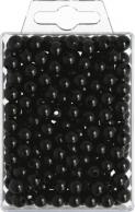 Produktbild Perlen 8mm 250 Stück schwarz