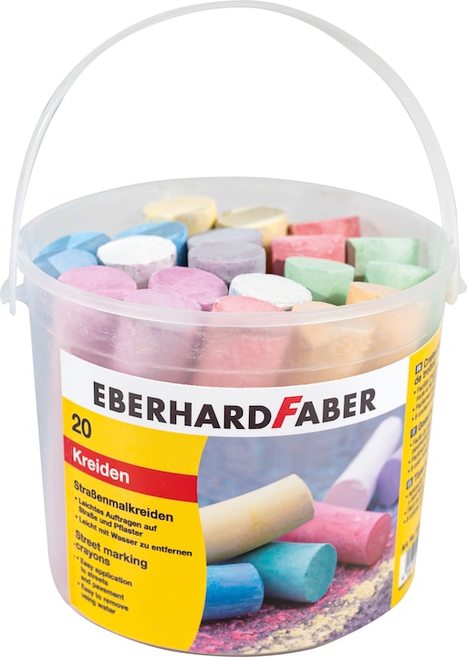 EberhardFaber Gesso per strada (Multicolore, 20 x)
