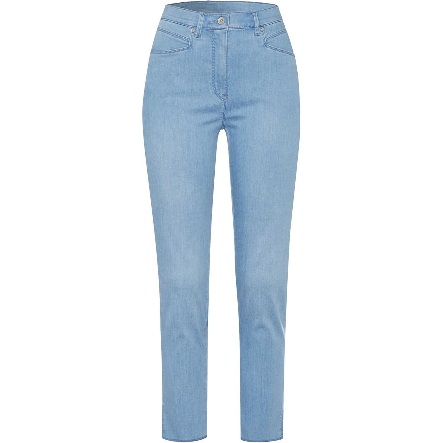 Raphaela, Donne, Jeans, Denim chiaro a 5 tasche in lunghezza 6/8, Blu, (W31/L30)