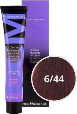 Produktbild Lisap DCM Haarfarbe Creme Ammoniakfrei 6/44 Mahagoni 100ml (6, 44 dunkelblond mahagoni)