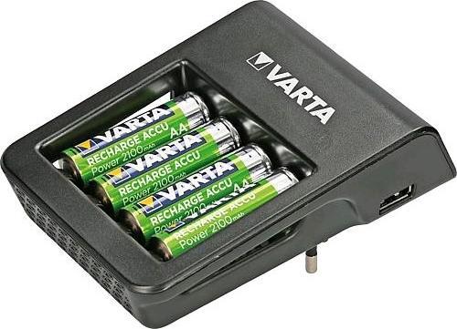 Image du produit Varta Chargeur de prise LCD+ (LCD Plug Charger+) (1 pcs, AA, 2100 mAh, Piles rechargeables + chargeur)