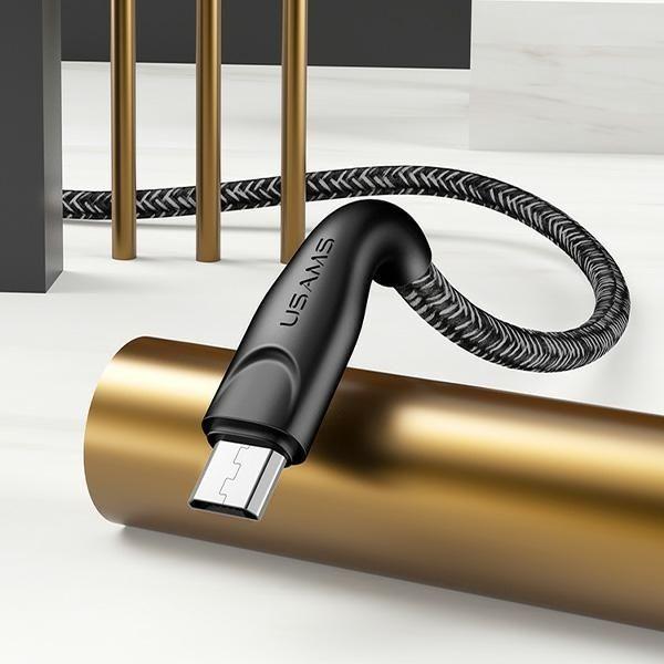 Produktbild Usams Kabel pleciony U41 microUSB 1m 2A czerwony/red SJ393USB02 (US-SJ393) Fast Charge (1 m, USB 3.2 Gen 1)