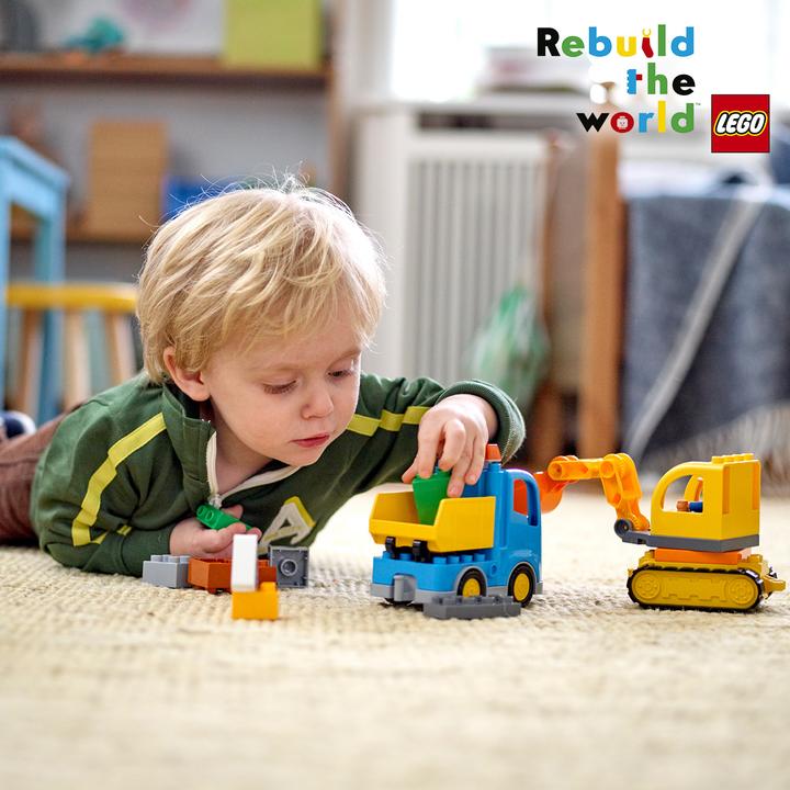 Produktbild LEGO DUPLO Bagger Lastwagen (10812)