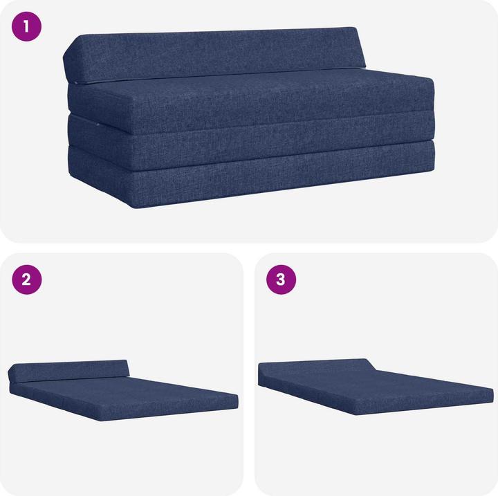 Produktbild vidaXL Klappbares Sofa