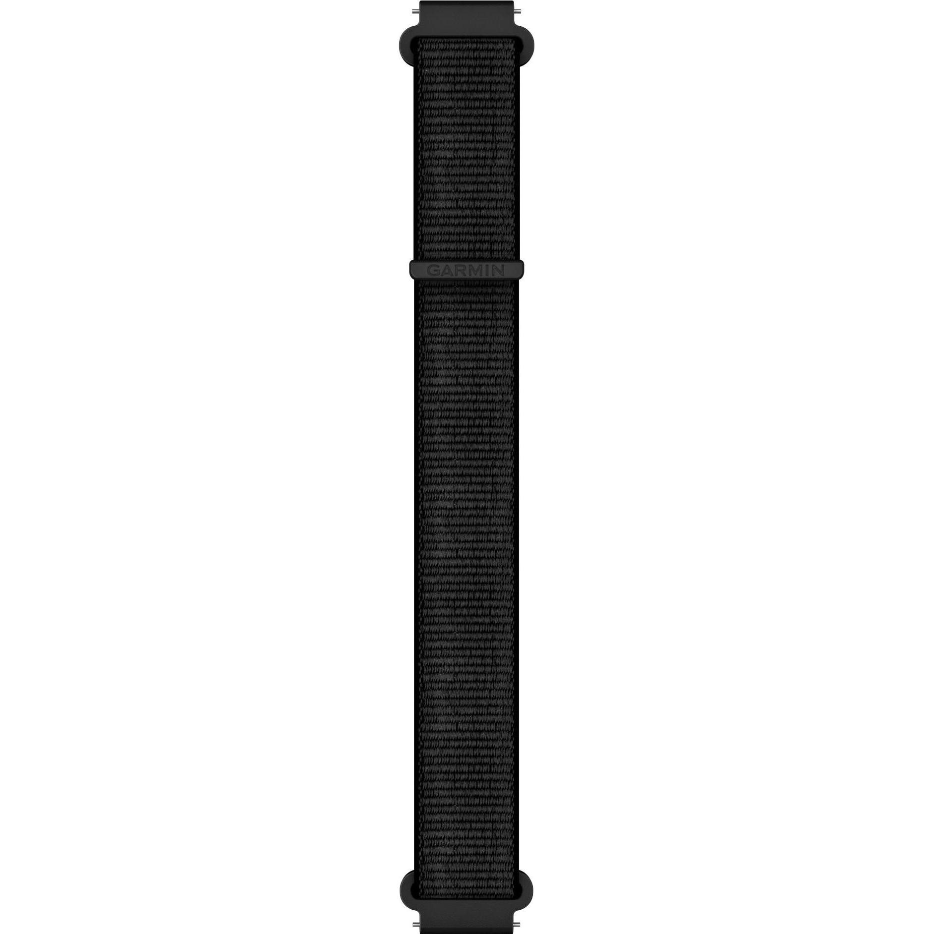 Garmin Quick Release Band (18 mm, Nylon, Diverse), Uhrenarmband, Schwarz