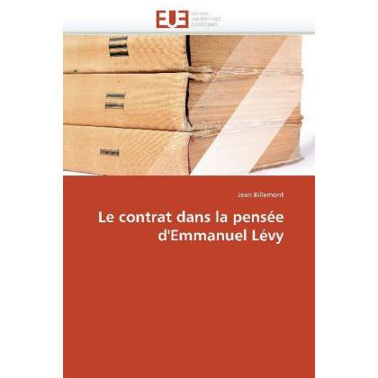 Le contrat dans la pensée d'Emmanuel Lévy, Fachbücher