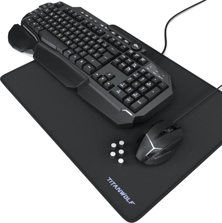 Actual product image CSL Gaming Bundle Keyboard, Mouse & Mouse Pad (Swiss, Cable)