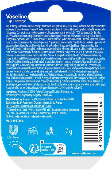 Produktbild Vaseline Original (Lippenbalsam)
