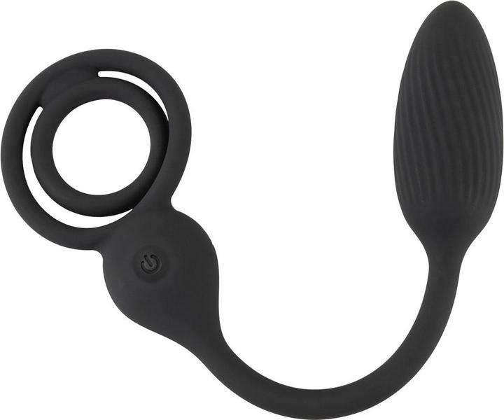 Actual product image Rebel Cock and Ball Ring with a RC Butt Plug (4.30 cm)