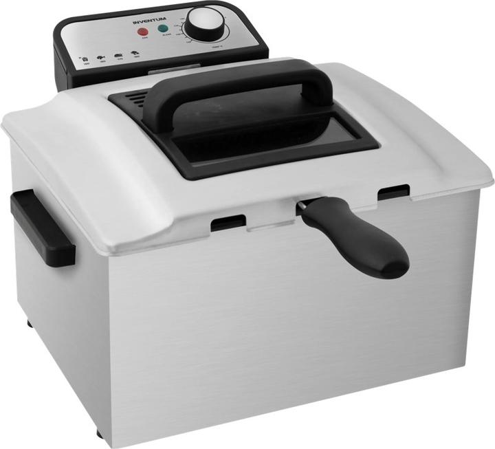 Inventum GF750S - Frituurpan - Inhoud 5 litre - RVS