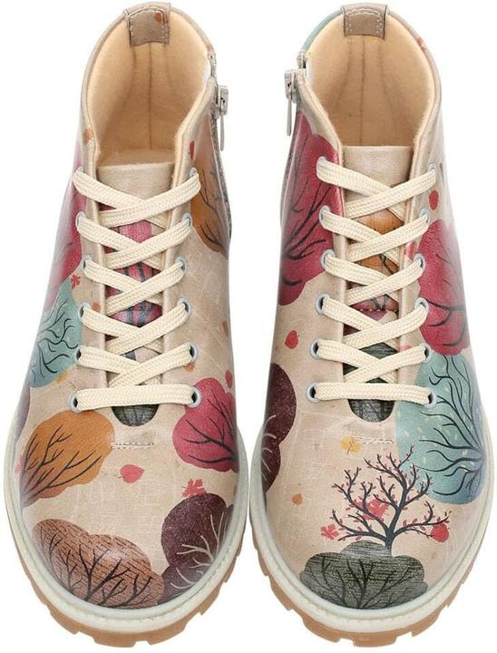 Actual product image Dogo Vegan Leather Multicolor Zip Boots (41)