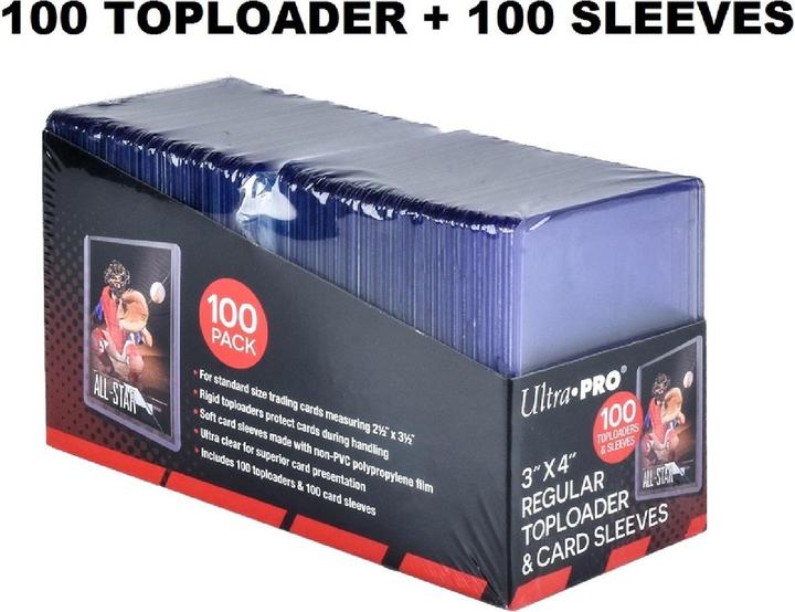 Image du produit Ultra Pro Toploader Regular 35pt & Soft Penny Sleeves Bundle