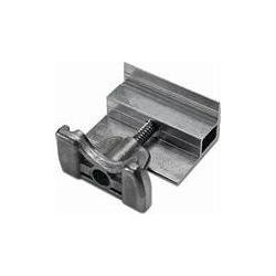 Novotegra Endklemme 30-42 mm für C-Schiene Aluminium, Zubehör Solarenergie, Silber