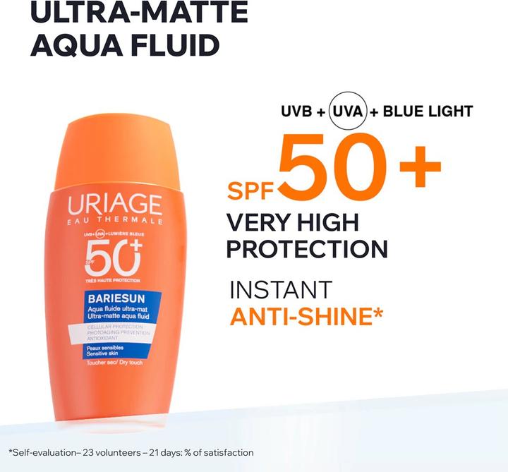 Actual product image Uriage Bariésun Fluid dry touch (SPF 50+, 50 ml)