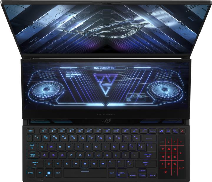 Produktbild ASUS ROG Zephyrus Duo 16 RTX 3080Ti (16", 2000 GB, 64 GB, DE, AMD Ryzen 9 6900HX)