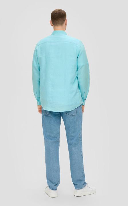 Produktbild s.Oliver Hemd Leinenhemd mit Button-Down-Kragen (XXL)