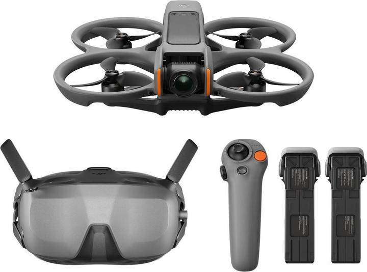 DJI Avata 2 Fly Smart Combo (Three Batteries) (23 min, 377 g, 12 Mpx)