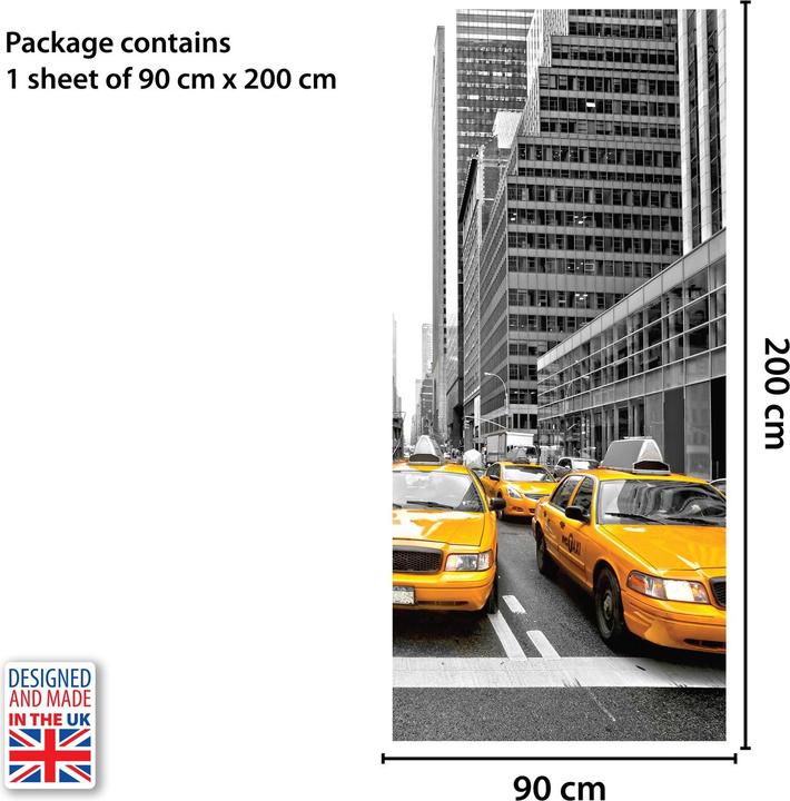 Produktbild Walplus Wandtattoo New York Door Mural (90 x 200 cm)