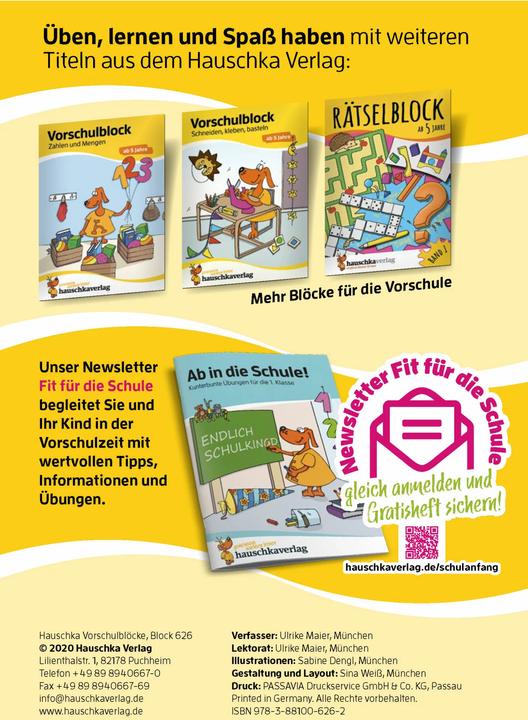 Produktbild Vorschulblock - Schwungübungen ab 5 Jahre (Deutsch, Ulrike Maier, 2017)