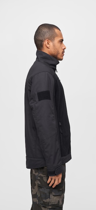 Produktbild Brandit Fleece Ripstop Outdoorjacke Grösse M Farbe Schwarz (M)