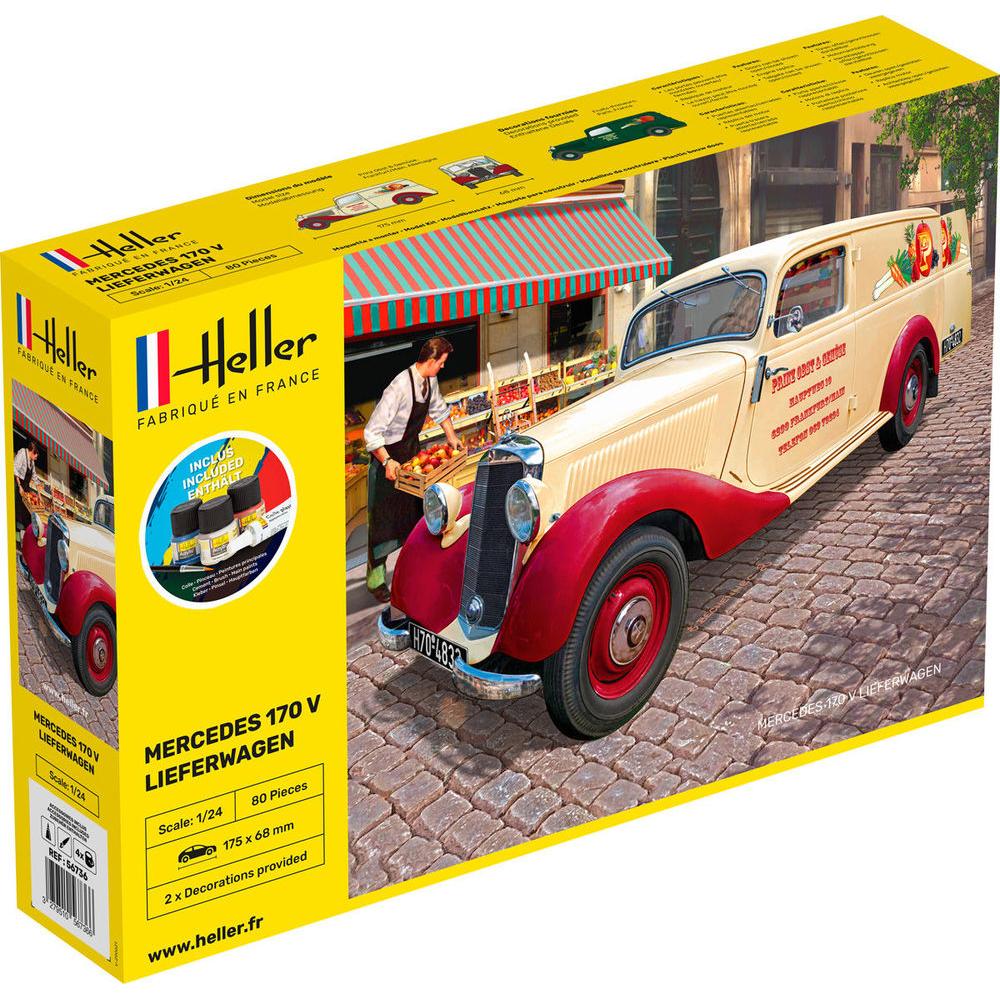 Heller STARTER KIT MB 170 Lieferwagen