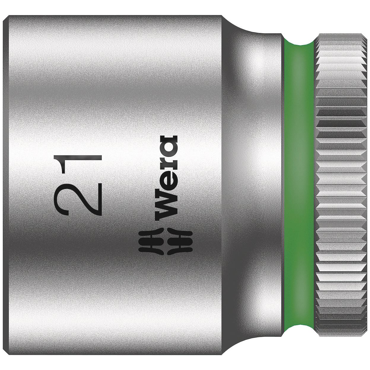 Wera, Steckschlüssel + Stecknuss, 8790 HMB Zyklop Nuss 21,0 (21 mm)