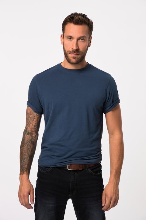 Immagine prodotto JP1880 T-shirt basic di cotone pettinato con scollo a girocollo, disponibile fino alla taglia 8XL (7XL)