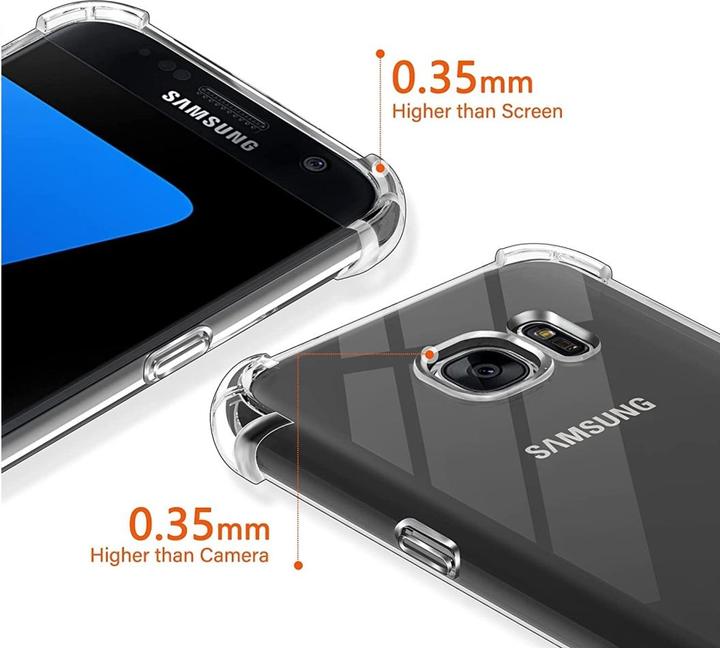 Produktbild Screenguard Samsung Galaxy S7 Hülle Crystal Soft Airbag Bumper (Samsung Galaxy S7)