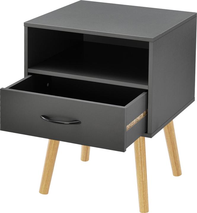 Image du produit En.Casa Table d'appoint Gävle Lot de 2 Gris foncé