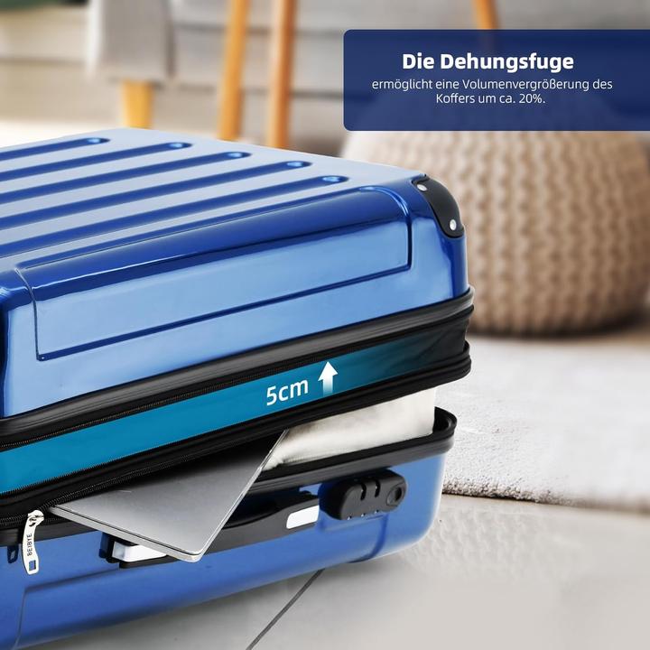 Actual product image Beibye 3-tlg. Hartschalenkoffer-Set