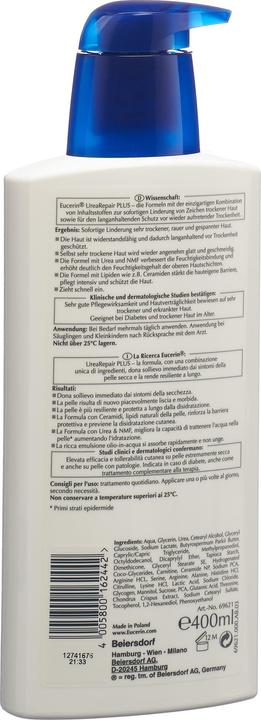 Immagine prodotto Eucerin Urea Riparazione 5% (Crema corpo, 400 ml)