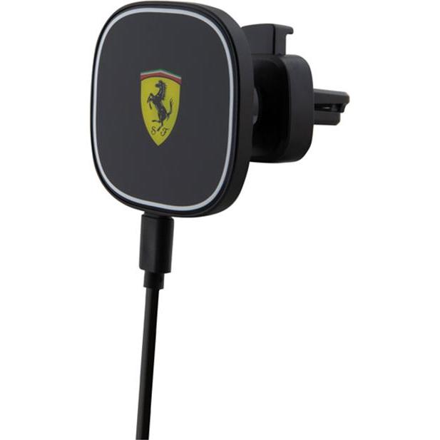 Ferrari ład. indukcyjna FECHMGLK 15W do kratki czarny/nero 2023 Collection MagSafe, Supporto per smartphone, Nero