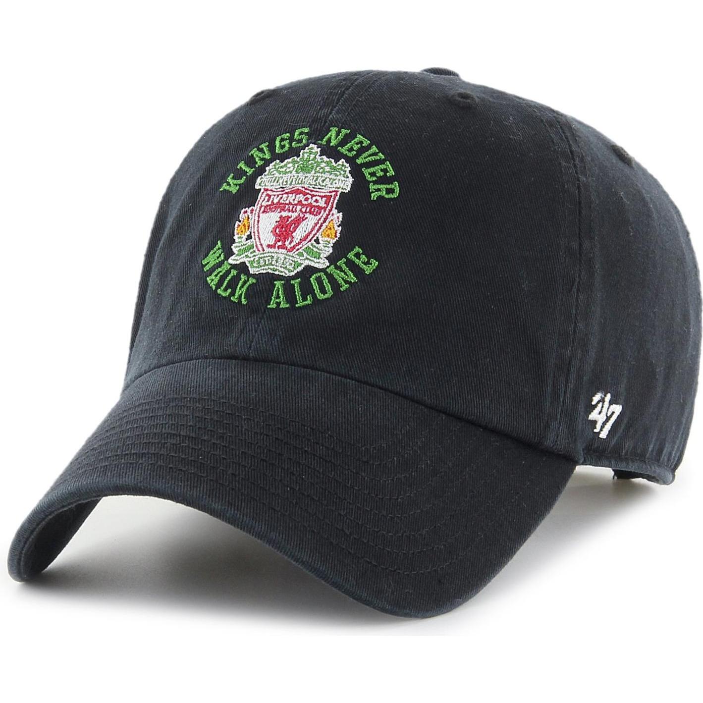 47 Brand, Herren, Cap, Relaxedfit Clean Up FC Liverpool, Schwarz, (One Size)