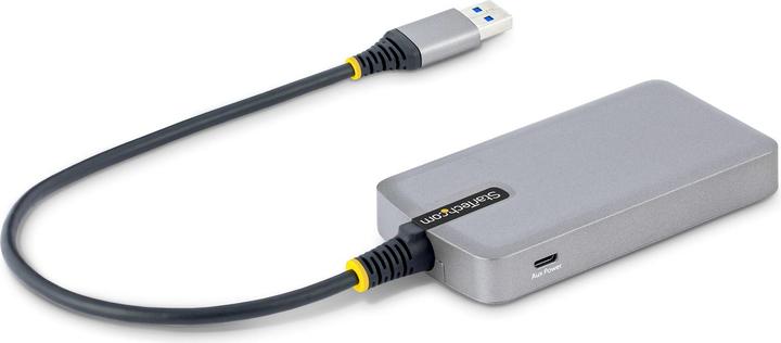 Produktbild StarTech com 3-Port USB Hub with Ethernet - 3x USB-A Ports - Gigabit Ethernet (RJ-45) - USB 3.0 5Gbp (USB-C, 3 Ports)