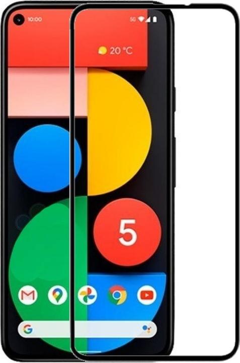 Screenguard Google Pixel 5 Full Screen Protective Glass 2.5D 9H (1 pièce(s), Google Pixel 5)
