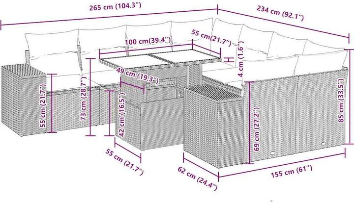 Produktbild vidaXL Austyn