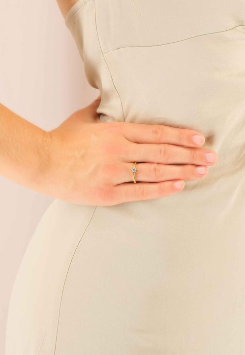 Actual product image Muau Ring 6-handle socket (52, 750/18 K Gold)