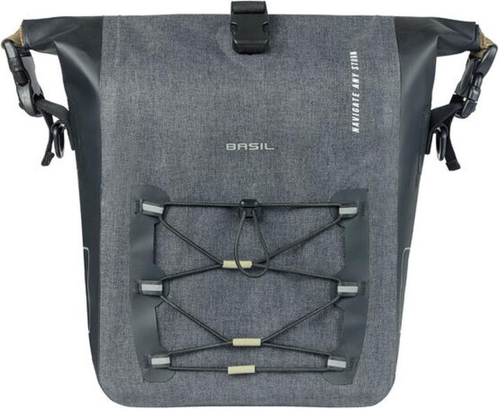 Actual product image Basil Navigator Storm MIK Side M (15 l, Rear rack bag)