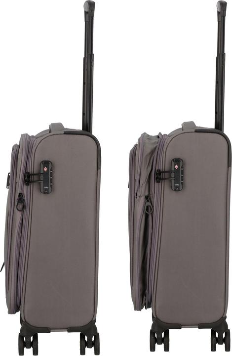 Immagine prodotto D&N Travel Line 9704 Carrello cabina a 4 ruote S 55 cm con ripiegamento elastico (38 l)
