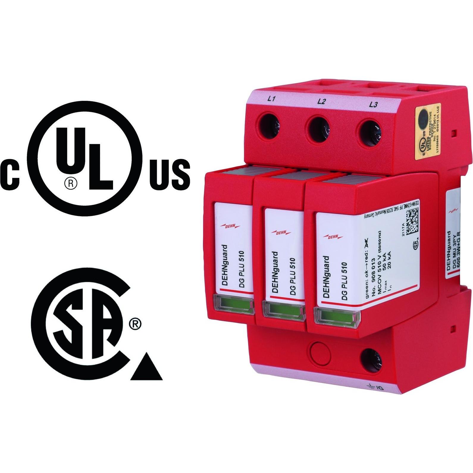 Dehn, Protezione contro le sovratensioni, DG MU 3PY 600 3W+G R