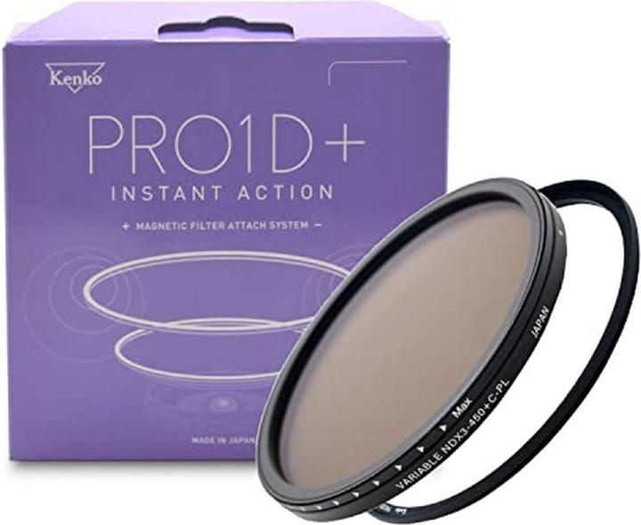 Produktbild Kenko PRO1D INSTANT Action Variable NDX3450CPL Set 77mm (77 mm, ND- / Graufilter)
