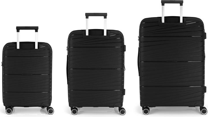 Actual product image Gabol Kiba 4-wheel suitcase set 3 pcs. (120 l, XL (from 140l))