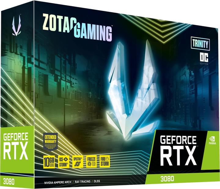 Produktbild Zotac GeForce RTX 3080 Trinity Gaming OC LHR (10 GB)
