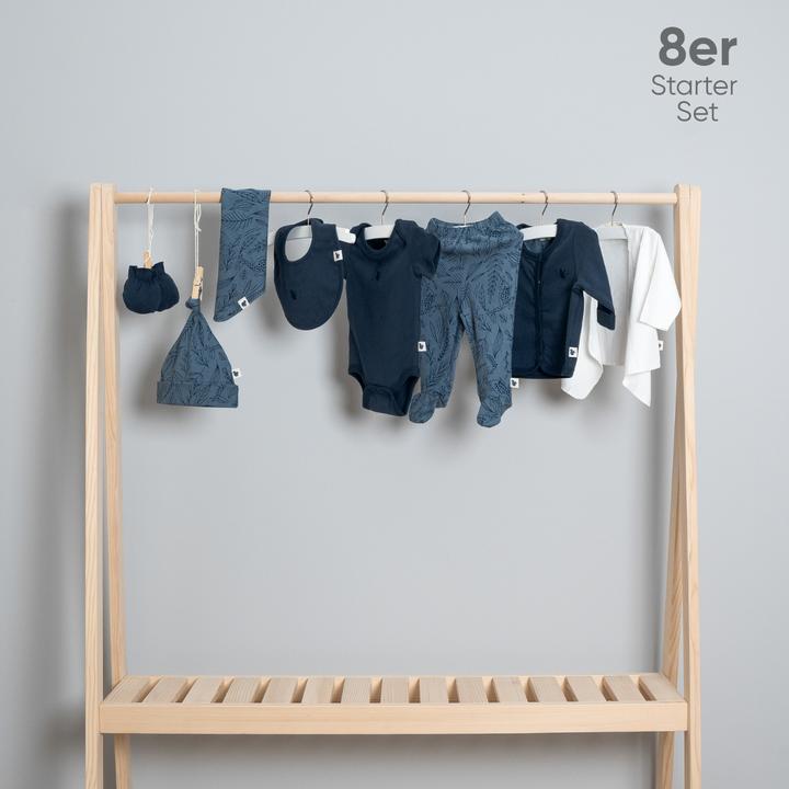 Immagine prodotto TotsTale Premium 8-tlg. Newborn Starter-Set – Babykleidung aus Bio-Baumwolle – Geschenk zur Geburt (50, 56, 62, 68)
