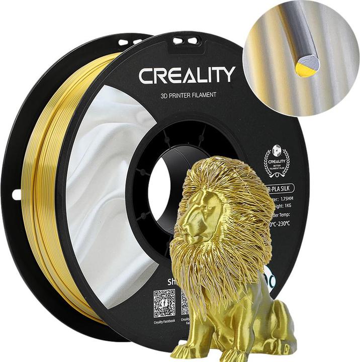Produktbild Creality CR-Seide (PLA, 1.75 mm, 1000 g, Gold)