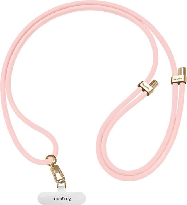 Stoyobe Lanière en silicone pour téléphone - Rose