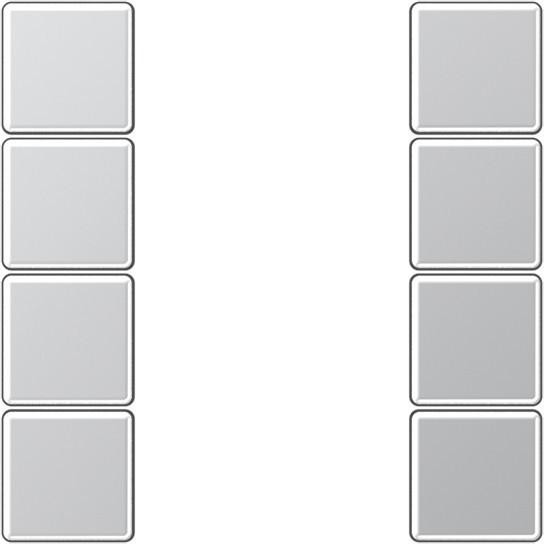 JUNG Taste 4t Schalt/Dimm A alu glz A504TSAAL (A504TSAAL)